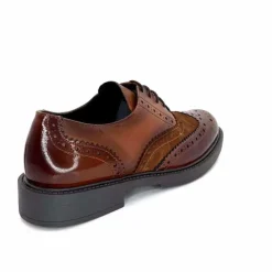 Masculin|Elégant<Ivoire0104a Lacets Richelieu Ivoire A54190 Cuir Marron