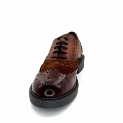 Masculin|Elégant<Ivoire0104a Lacets Richelieu Ivoire A54190 Cuir Marron