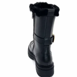 Neige|Montagne<gemilli sarl - hooper Mi-Bottes Fourrées Hooper Shoes Lazlo Cuir Noir