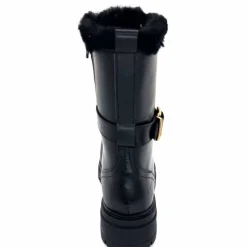 Neige|Montagne<gemilli sarl - hooper Mi-Bottes Fourrées Hooper Shoes Lazlo Cuir Noir