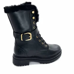 Neige|Montagne<gemilli sarl - hooper Mi-Bottes Fourrées Hooper Shoes Lazlo Cuir Noir