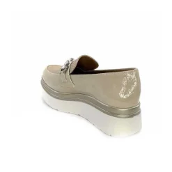 Masculin|Mocassins<Ivoire0130a Mocassins à Plateforme Ivoire 2C5154 Vernis Beige