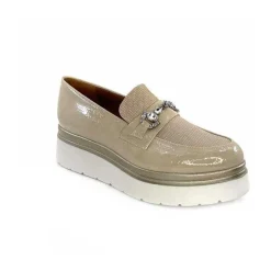 Masculin|Mocassins<Ivoire0130a Mocassins à Plateforme Ivoire 2C5154 Vernis Beige