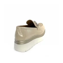 Masculin|Mocassins<Ivoire0130a Mocassins à Plateforme Ivoire 2C5154 Vernis Beige