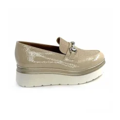 Masculin|Mocassins<Ivoire0130a Mocassins à Plateforme Ivoire 2C5154 Vernis Beige