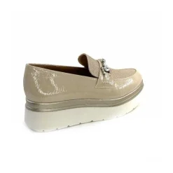 Masculin|Mocassins<Ivoire0130a Mocassins à Plateforme Ivoire 2C5154 Vernis Beige