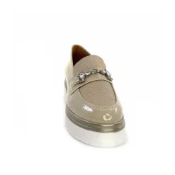 Masculin|Mocassins<Ivoire0130a Mocassins à Plateforme Ivoire 2C5154 Vernis Beige