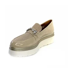 Masculin|Mocassins<Ivoire0130a Mocassins à Plateforme Ivoire 2C5154 Vernis Beige