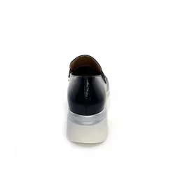 Décontracté|Mocassins<Ivoire0130a Mocassins à Plateforme Ivoire 2C5154 Vernis Bleu Marine