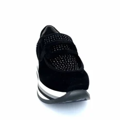 Sport Chic|Mocassins<Softwaves Mocassins à Plateforme 7.78.78 012 Daim Noir