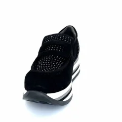 Sport Chic|Mocassins<Softwaves Mocassins à Plateforme 7.78.78 012 Daim Noir