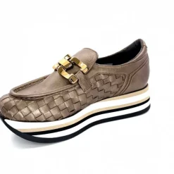 Sport Chic|Mocassins<Softwaves Mocassins à Plateforme 7.78.73 Cuir Bronze