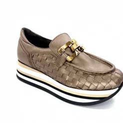 Sport Chic|Mocassins<Softwaves Mocassins à Plateforme 7.78.73 Cuir Bronze