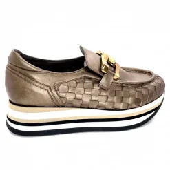 Sport Chic|Mocassins<Softwaves Mocassins à Plateforme 7.78.73 Cuir Bronze