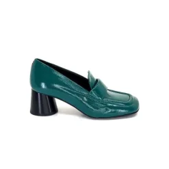 Fantaisie|Mocassins<Halmanera Mocassins à Talon Dani 03 Cuir Vert