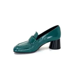 Fantaisie|Mocassins<Halmanera Mocassins à Talon Dani 03 Cuir Vert