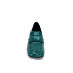 Fantaisie|Mocassins<Halmanera Mocassins à Talon Dani 03 Cuir Vert