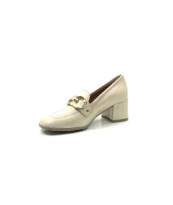 Basic|Mocassins<Ivoire0351a Mocassins à Talon Ivoire 9575845 Cuir Vernis Beige