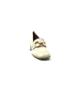 Basic|Mocassins<Ivoire0351a Mocassins à Talon Ivoire 9575845 Cuir Vernis Beige
