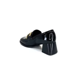 Masculin|Elégant<We Do Mocassins à Talon Ivoire 11301a Cuir Vernis Noir