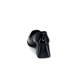 Masculin|Elégant<We Do Mocassins à Talon Ivoire 11301a Cuir Vernis Noir