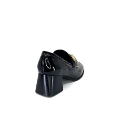 Masculin|Elégant<We Do Mocassins à Talon Ivoire 11301a Cuir Vernis Noir