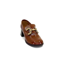 Masculin|Elégant<We Do Mocassins à Talon Ivoire 11301a Cuir Vernis Marron