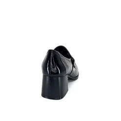 Elégant|Mocassins<Regarde Le Ciel Mocassins à Talon Vanessa 02 Cuir Vernis Noir