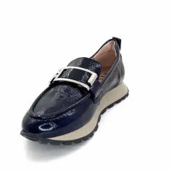 Sport Chic|Décontracté<Hispanitas Mocassins Baskets Hi 243621 Loira Cuir Vernis Marine