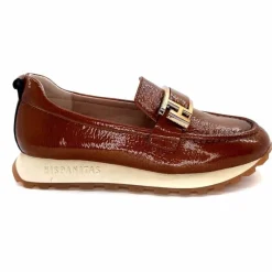 Sport Chic|Décontracté<Hispanitas Mocassins Baskets Hi 243621 Loira Cuir Vernis Cuero Marron