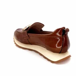 Sport Chic|Décontracté<Hispanitas Mocassins Baskets Hi 243621 Loira Cuir Vernis Cuero Marron