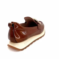 Sport Chic|Décontracté<Hispanitas Mocassins Baskets Hi 243621 Loira Cuir Vernis Cuero Marron