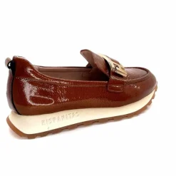 Sport Chic|Décontracté<Hispanitas Mocassins Baskets Hi 243621 Loira Cuir Vernis Cuero Marron