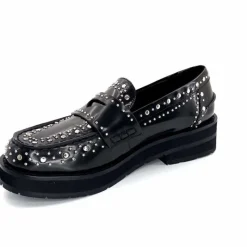 Rock|Mocassins<bibi lou - navima Mocassins Bibi Lou 721 Z 14 VK Cuir Glacé Noir