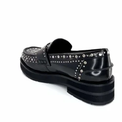 Rock|Mocassins<bibi lou - navima Mocassins Bibi Lou 721 Z 14 VK Cuir Glacé Noir