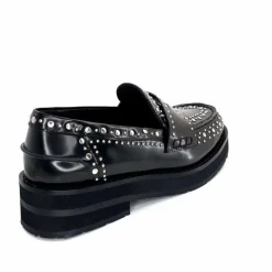 Rock|Mocassins<bibi lou - navima Mocassins Bibi Lou 721 Z 14 VK Cuir Glacé Noir