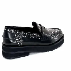 Rock|Mocassins<bibi lou - navima Mocassins Bibi Lou 721 Z 14 VK Cuir Glacé Noir
