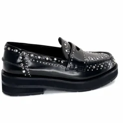 Rock|Mocassins<bibi lou - navima Mocassins Bibi Lou 721 Z 14 VK Cuir Glacé Noir