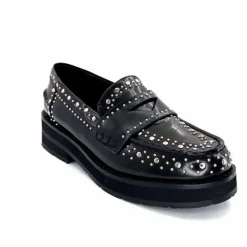 Rock|Mocassins<bibi lou - navima Mocassins Bibi Lou 721 Z 14 VK Cuir Glacé Noir