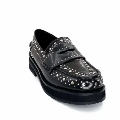 Rock|Mocassins<bibi lou - navima Mocassins Bibi Lou 721 Z 14 VK Cuir Glacé Noir