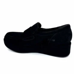 Sport Chic|Compensées & Plateformes<Pons Quintana Mocassins Compensées 11 111.00 Certier Daim Noir