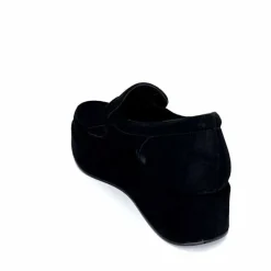 Sport Chic|Compensées & Plateformes<Pons Quintana Mocassins Compensées 11 111.00 Certier Daim Noir