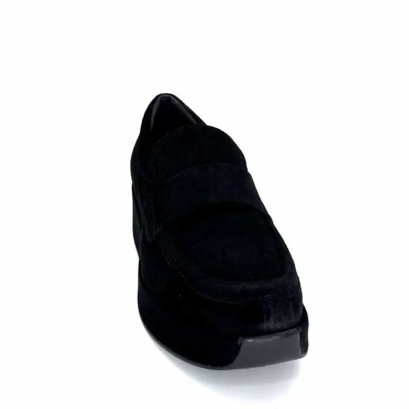 Sport Chic|Compensées & Plateformes<Pons Quintana Mocassins Compensées 11 111.00 Certier Daim Noir