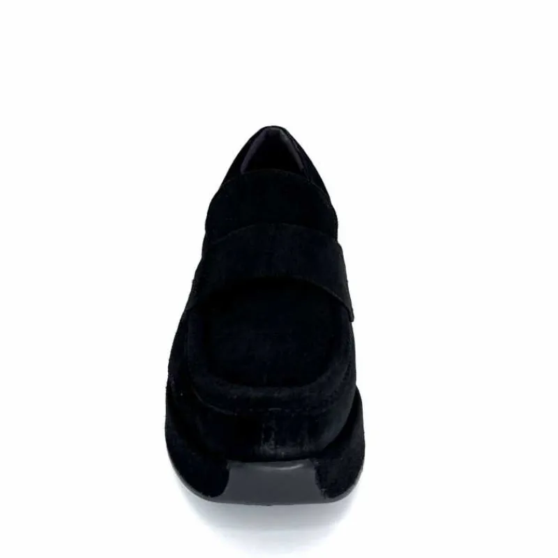 Sport Chic|Compensées & Plateformes<Pons Quintana Mocassins Compensées 11 111.00 Certier Daim Noir