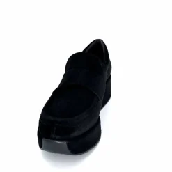 Sport Chic|Compensées & Plateformes<Pons Quintana Mocassins Compensées 11 111.00 Certier Daim Noir