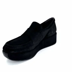 Sport Chic|Compensées & Plateformes<Pons Quintana Mocassins Compensées 11 111.00 Certier Daim Noir