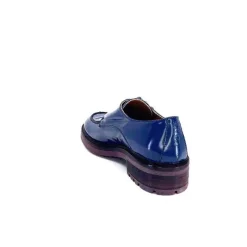 Masculin|Mocassins<Donna Carolina Mocassins 50.912.012 Cuir Spazzolato Bleu
