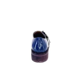 Masculin|Mocassins<Donna Carolina Mocassins 50.912.012 Cuir Spazzolato Bleu