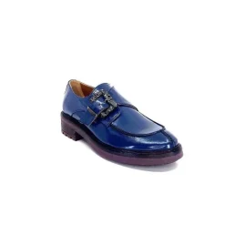 Masculin|Mocassins<Donna Carolina Mocassins 50.912.012 Cuir Spazzolato Bleu