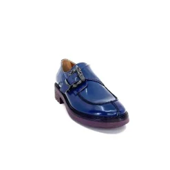 Masculin|Mocassins<Donna Carolina Mocassins 50.912.012 Cuir Spazzolato Bleu
